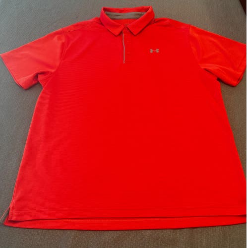 Under Armour red polo. XXL