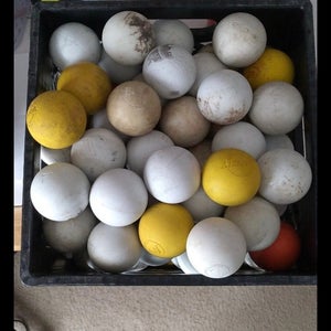 80 Used Lacrosse Balls