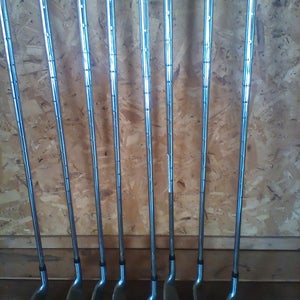 Used 845s Silver Scot Iron Set Regular Flex 8 Pieces Steel Shaft