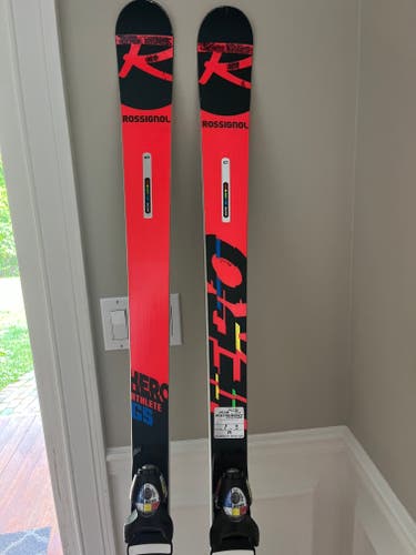 Used 182 cm Racing Hero FIS GS Pro Skis With Bindings