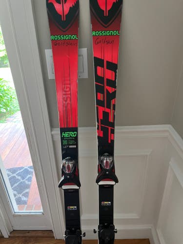 Used Rossignol 150 cm Racing Hero Athlete SL Skis With Bindings