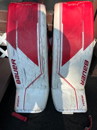 Used  Bauer MACH Goalie Leg Pads