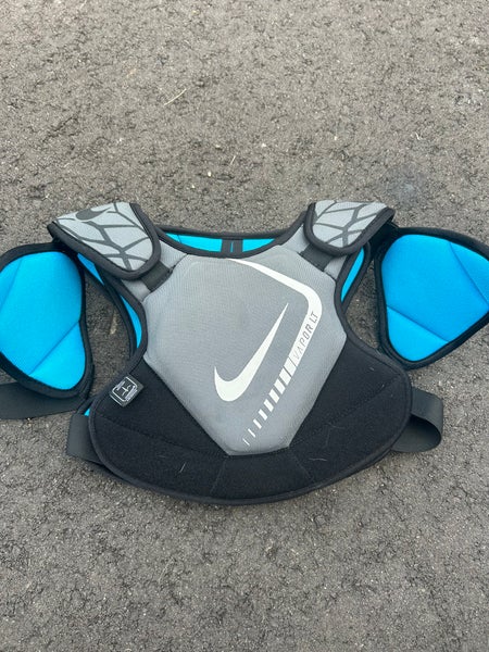 Lacrosse chest and gloves