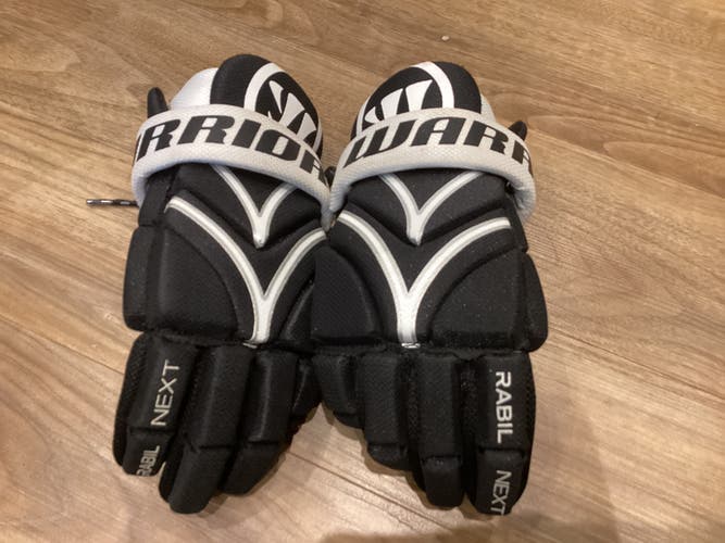 Used Warrior Rabil Next Lacrosse Gloves Small