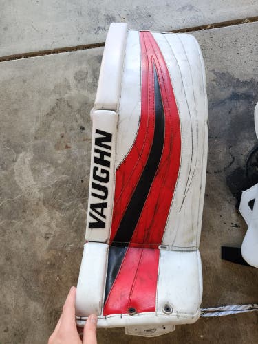 Used 34" Vaughn Goalie Leg Pads