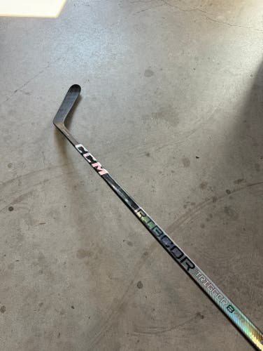 Used Senior CCM Right Handed P90T Flex 75 Pro Stock RibCor Trigger 8 Pro Hockey Stick