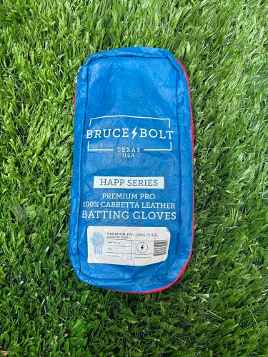 Bruce Bolt HAPP Baby Blue YOUTH Batting Gloves