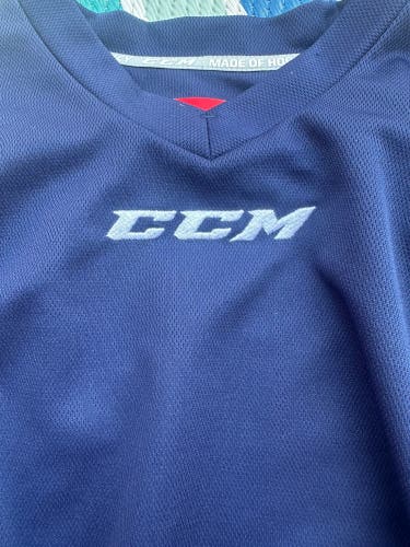 Blue Used Kids Unisex CCM Jersey