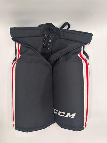 Black Chicago Blackhawks New Large CCM Pro Stock Pant Shell