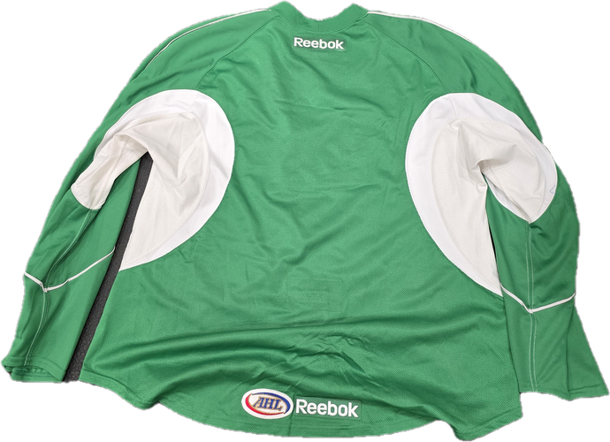 Reebok Edge 3.0 Custom Pro Stock Hockey Practice Jersey Hartford Wolfpack Green 58(12720)