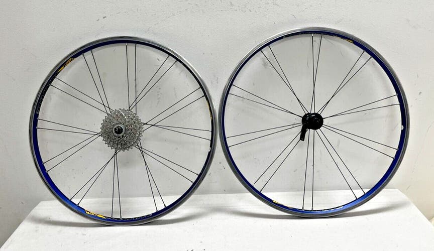 Rolf Dolomite 9-Speed 24/18-Spoke Blue Anodized Aluminum 26" Mtn Bike Wheelset