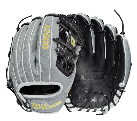 New Wilson A2000 Baseball Glove 11.5 Grey Superskin