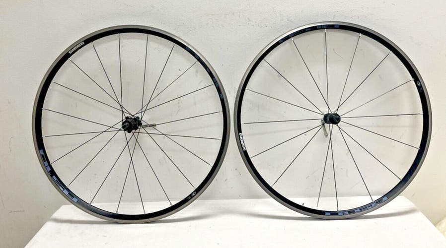 Shimano WH-R510 20/16-Bladed Spoke Tubeless Black Aluminum 700C Road Wheelset