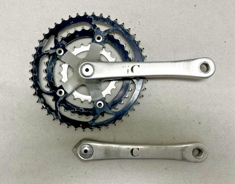 Vintage Ritchey Logic Sugino 175mm 46/36/24 Aluminum Mtn Bike Triple Crankset