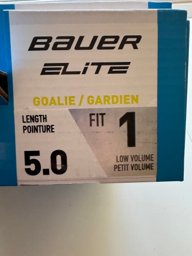 Used Bauer Elite Size 5 Elite Fit 1 Hockey Goalie Skates