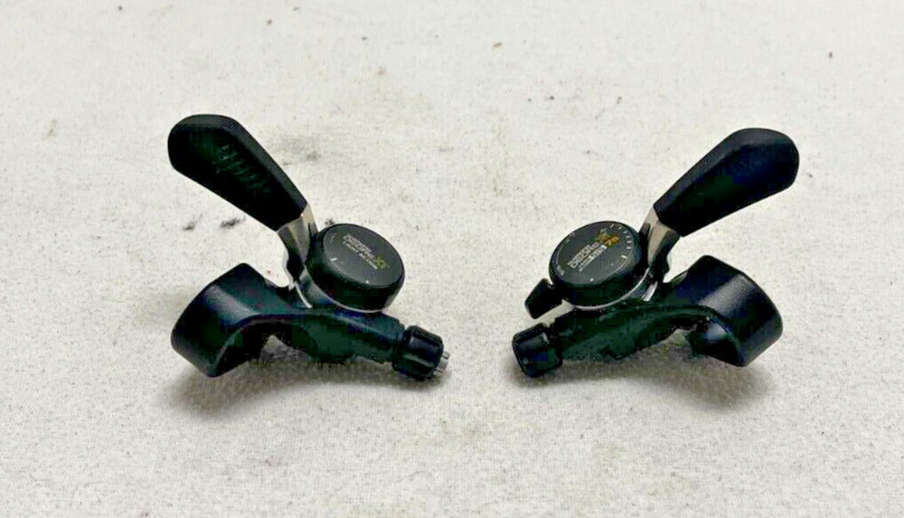 Vintage Early 1990s Shimano Deore XT SL-M732 3x7 Speed Mtn Bike Thumb Shifters