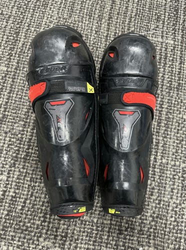 Used Senior Bauer Vapor 3X Shin Pads 15"