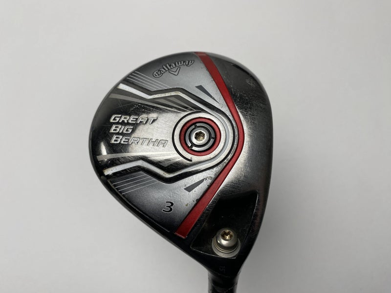 Callaway 2015 Great Big Bertha 3 Wood 15* Mitsubishi Rayon Fubuki Stiff RH
