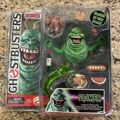 GHOSTBUSTERS Slimer Figure 2004 NECA Toys Series 1 - New in packagin