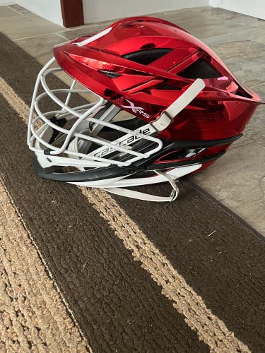 Red Chrome Cascade Xrs Helmet