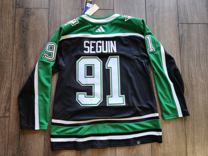 Dallas Stars Authentic Adidas PrimeGreen Reverse Retro Tyler Seguin Jersey 50