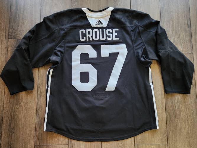 Arizona Coyotes Lawson Crouse Authentic Adidas MiC Black Practice Jersey Size 58