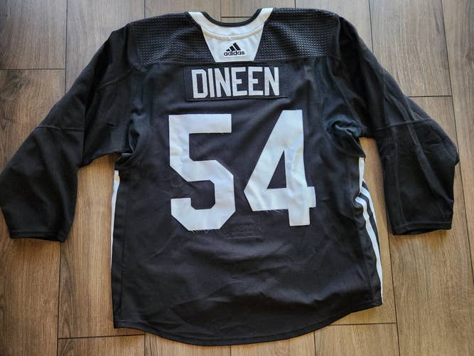 Arizona Coyotes Cam Dineen Authentic Adidas MiC Black Practice Jersey Size 56