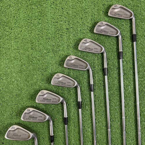 Titleist DTR Iron Set 2-PW No 7 Iron Dynamic Gold S300U Stiff Flex WORN GRIPS