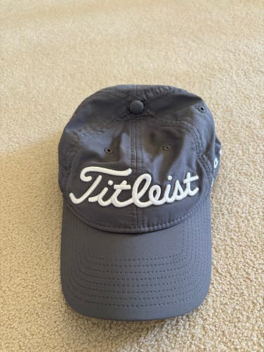 Used Titleist FJ Pro V1 Grey Adjustable Hat