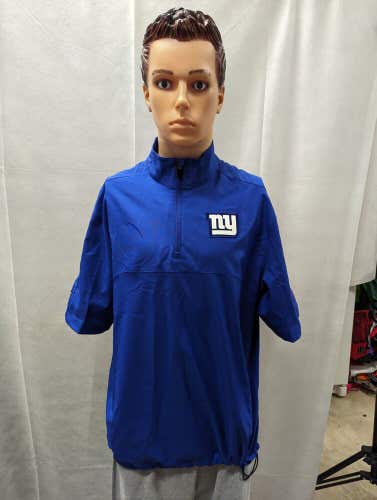 New York Giants Short Sleeve 1/4 Zip Pullover Jacket M NFL