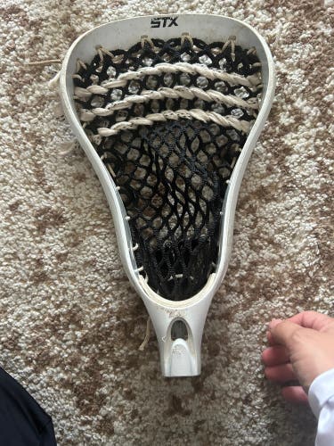 STX lacrosse head strung