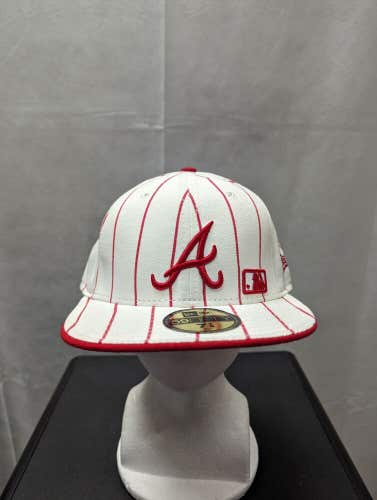 NWS Retro Atlanta Braves New Era 59fifty Pinstripe 7 1/8 MLB