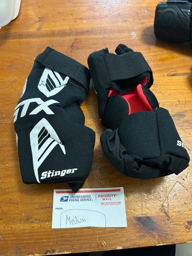 Stx stinger youth medium lacrosse elbow pads