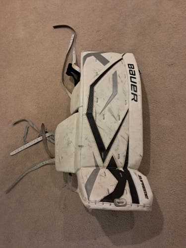 Used 31" Bauer Supreme one80 Goalie Leg Pads Pro Stock