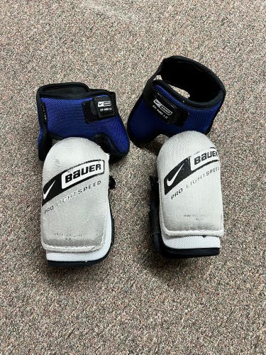 Nike Bauer Pro Lightspeed Elbow Pads - Sr Medium - Used