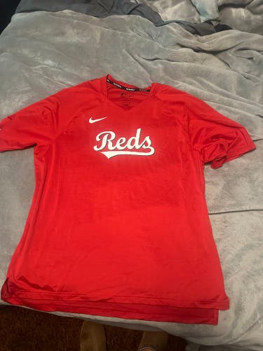 cincinnati reds dugout shirt