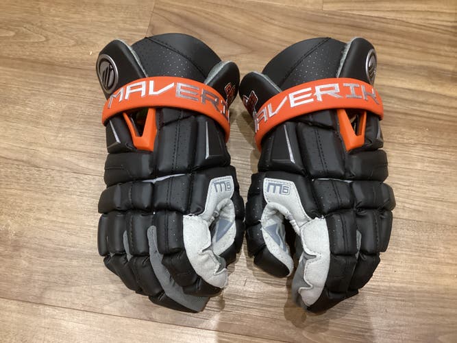 Used Maverik m6 Lacrosse Gloves 13"