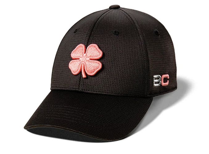 NEW Black Clover Live Lucky Iron X Rose Black/Rose Fitted L/XL Golf Hat/Cap