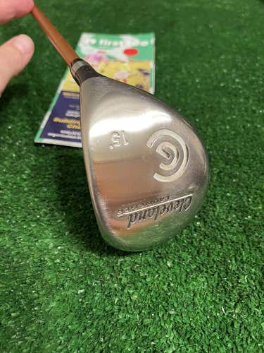 Cleveland Launcher Steel 3 Wood 15* Regular Graphite Shaft