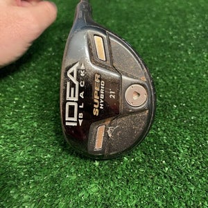 Adams Idea Black Super 4 Hybrid 21* Regular Titleist Graphite Shaft
