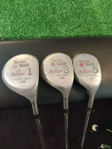 TaylorMade Burner Driver 3-5 Woods Set Steel Shaft