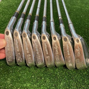 Walter Hagen Haig/Ultra Irons Set 3-PW Wilson Steel Shafts