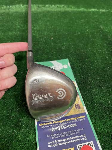 Cleveland Sport OS Fairway 3 Wood 15* Stiff Graphite Shaft