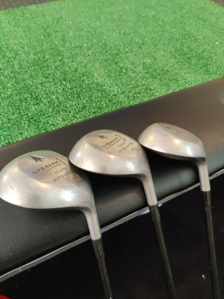 Stealth Mitsushiba Driver 3-5 Woods Set Stiff Graphite Shafts