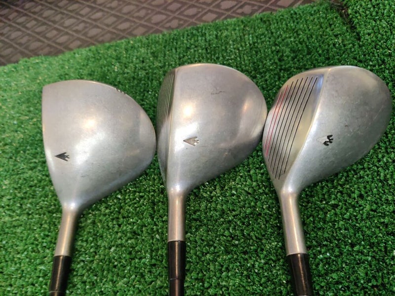 Stealth Mitsushiba Driver 3-5 Woods Set Stiff Graphite Shafts