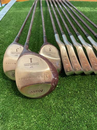 Lady Rave Square Two Woods / Irons Ladies Full Set Graphite Shafts