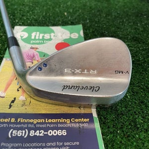 Cleveland RTX-3 V-MG 56* Sand Wedge SW KBS Stiff Steel Shaft
