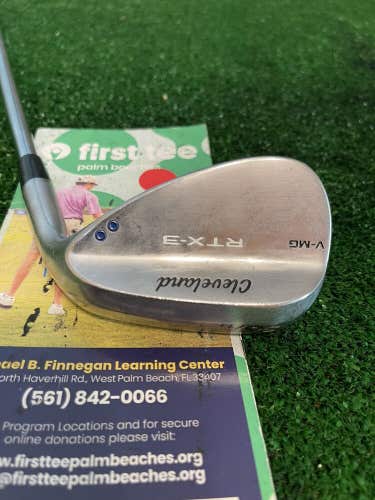 Cleveland RTX-3 V-MG 56* Sand Wedge SW KBS Stiff Steel Shaft