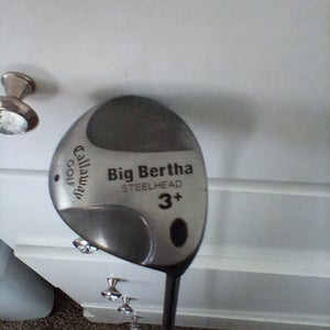 Used Men's Callaway Big Bertha Steelhead III Right Handed Fairway Wood Stiff Flex 3+ Wood