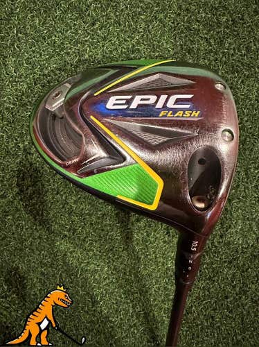 Used RH Callaway Epic Flash 10.5° Driver Fujikura Ventus 5-R